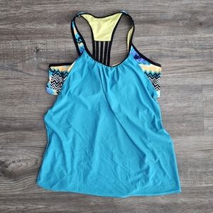 BOGO ZeroXposur Teal Tankini Top